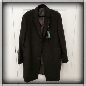 Lauren Ralph Lauren Men's Overcoat - Black